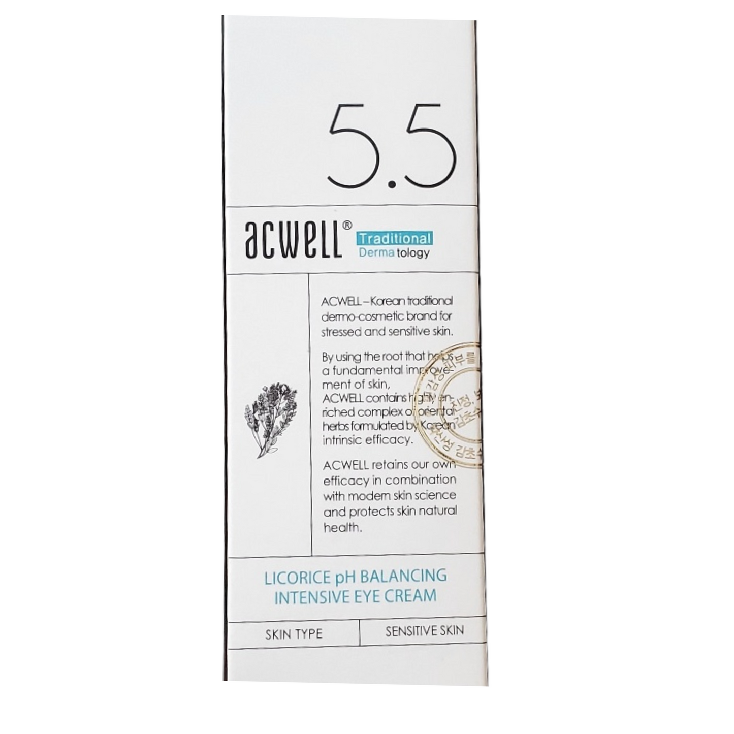 [Acwell] Licorice pH Balancing Intensive Anti-Wrinkle Eye Cream (1.01 fl.oz)