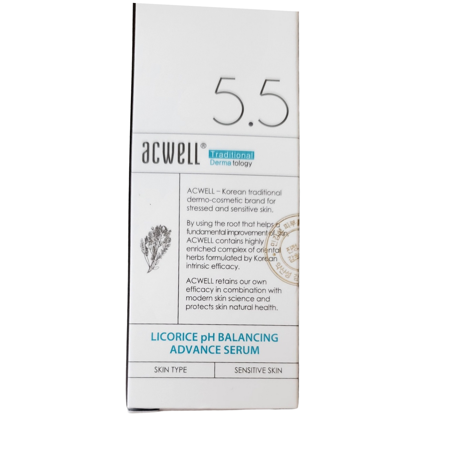 [Acwell]  Licorice pH Balancing Advanced Facial Serum Ampoule (1.01 fl.oz)